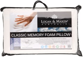 Logan-Mason-Classic-Memory-Foam-Pillow on sale