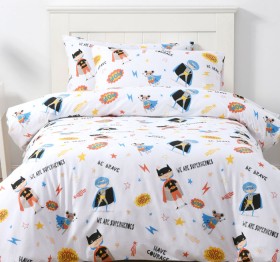 NEW-Koo-Kids-Superheroes-Duvet-Cover-Set on sale