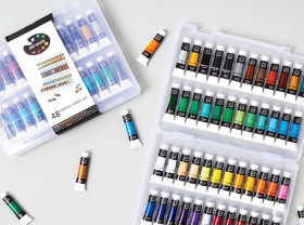 NEW-Art-Saver-Acrylic-Carry-Case-12ml-48-Pack on sale