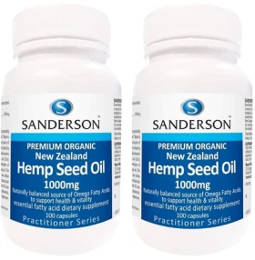 Sanderson-Hemp-Seed-Oil-1000mg-100-Capsules on sale