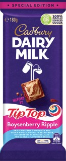 NEW-Cadbury-Dairy-Milk-Tip-Top-Boysenberry-Ripple-180g on sale