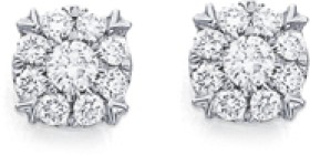 9ct-White-Gold-Studs on sale
