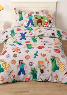 30-off-NEW-Minecraft-Creeper-Duvet-Cover-Set on sale