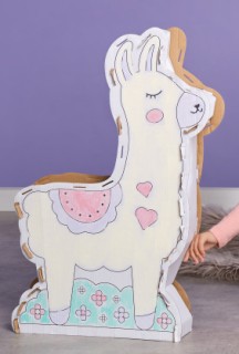NEW-Llama-Colour-in-Cubbie on sale