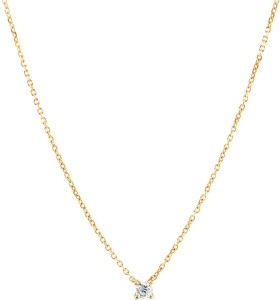 Mini-Solitaire-Necklace-with-Diamonds-in-10kt-Yellow-Gold on sale