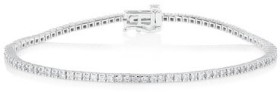 Tennis-Bracelet-with-1-Carat-TW-of-Diamonds-in-10kt-White-Gold on sale