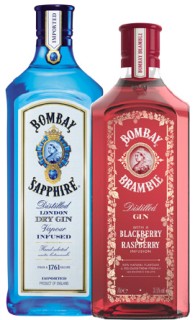 Bombay-Sapphire-Gin-1L-or-Bombay-Bramble-Gin-700ml on sale