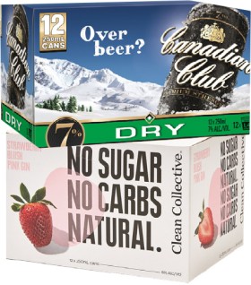 Canadian-Club-Dry-or-Zero-Sugar-7-or-Clean-Collective-Range-12-x-250ml-Cans on sale