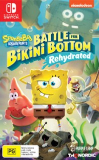 Nintendo-Switch-SpongeBob-Squarepants-Battle-for-Bikini-Bottom-Rehydrated on sale