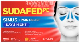 Sudafed-PE-Sinus-and-Pain-Relief-Day-Night-48-Tablets on sale