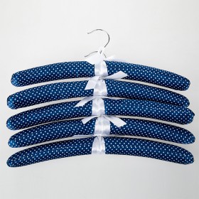 5-Pack-Padded-Hangers-Blue-Spots on sale