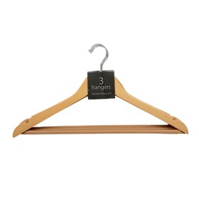 3-Pack-Wooden-Hangers on sale