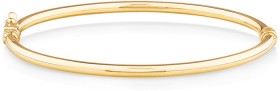 60mm-Hollow-Tube-Bangle-in-10kt-Yellow-Gold on sale