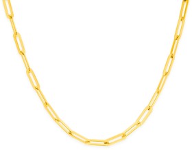 9ct-45cm-Flat-Paperclip-Chain on sale