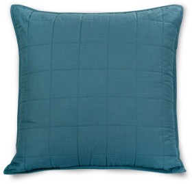 KOO-Olive-Slub-Quilted-European-Pillowcase on sale