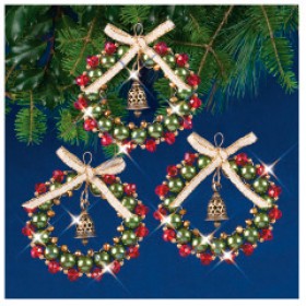 30-off-Solid-Oak-Bell-Wreaths-Ornament on sale