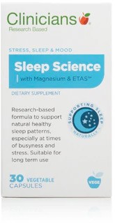 Clinicians-Sleep-Science-30-Vegetable-Capsules on sale