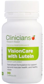 Clinicians-VisionCare-with-Lutein-90-Capsules on sale