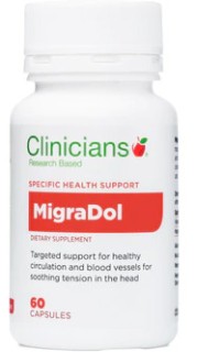 Clinicians-MigraDol-60-Capsules on sale