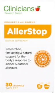 Clinicians-AllerStop-30-Chewable-Tablets on sale