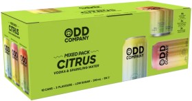 Odd-Company-Mixed-Pack-Citrus-10-Pack-Cans on sale