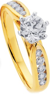 18ct-Diamond-Ring on sale