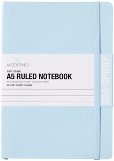 WHSmith-Moderno-Colour-A5-Ruled-Notebook-Sea-Spray on sale