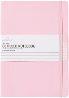 WHSmith-Moderno-Colour-B5-Ruled-Notebook-Sorbet on sale