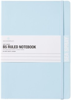 WHSmith-Moderno-Colour-B5-Ruled-Notebook-Sea-Spray on sale