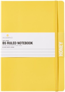 WHSmith-Moderno-Colour-B5-Ruled-Notebook-Honey on sale
