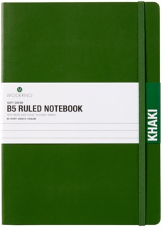 WHSmith-Moderno-Colour-B5-Ruled-Notebook-Khaki on sale