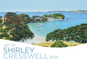 2024-Wall-Calendar-Art-of-Shirley-Cresswell on sale