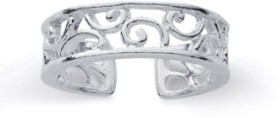 Sterling-Silver-Open-Filigree-Wide-Toe-Ring on sale