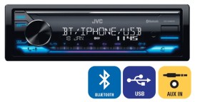 JVC-Single-Din-Bluetooth-Head-Unit on sale