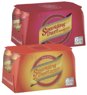 Sparkling-Duet-330ml-Cans-6-Pack on sale