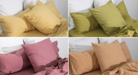 Design+Republique+Portia+250TC+100%25+Washed+Cotton+Pillowcases