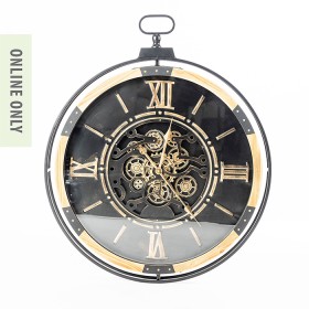 Design-Republique-Gears-Round-Clock on sale