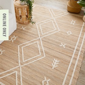 Eco-Collection-Jute-Aztec-Rugs on sale