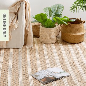 Eco+Collection+Jute+Stripe+Rugs