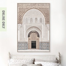 Design+Republique+Marrakesh+Arched+Framed+Canvas