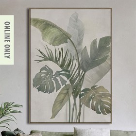 Design+Republique+Tropical+Leaves+Framed+Wall+Art