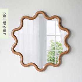 Design-Republique-Wavy-Round-Mirror on sale
