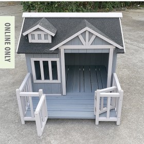 Outsidings-Russel-Dog-Kennel-with-Balcony on sale