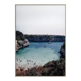 Design-Republique-Kai-Turquoise-Bay-Framed-Canvas on sale