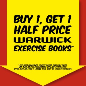 Buy-1-Get-1-Half-Price-Warwick-Exercise-Books on sale
