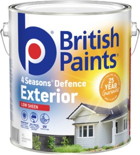 British-Paints-4L-4-Seasons-Exterior-Paint on sale