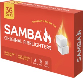 Samba-Original-Firelighters-Pack-of-36 on sale