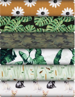Printed-Cotton-Drill-Duck on sale