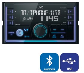 JVC-Head-Unit-with-Bluetooth-USB on sale