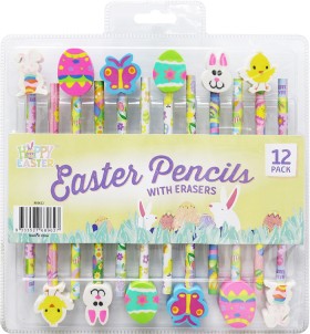 Easter-Pencils-with-Erasers-12-Pack on sale